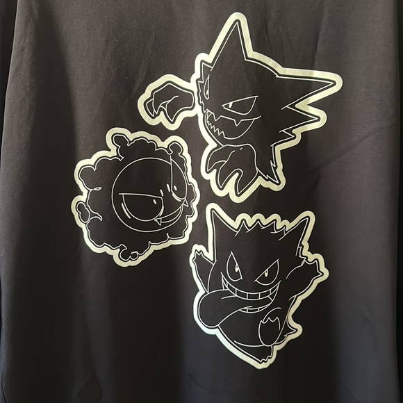 NWT BlackMilk x Pokemon Gastly Evolution long sleeve oversized pullover t-shirt - Picture 12 of 16